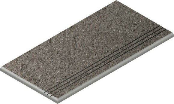 Italon ступень fume gradino round grip 30x60 sx, discover x2 - 620040000160