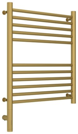 Электрический полотенцесушитель Богема 3.0 прямая 600х500 МЭМ левый (матовое золото) Сунержа арт. 032-5804-6050