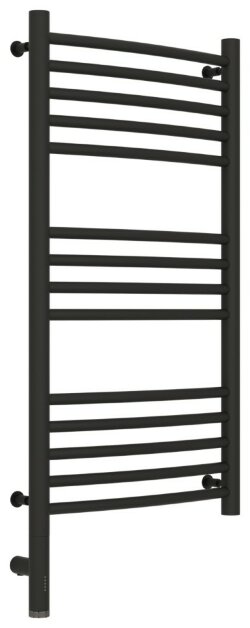 Электрический полотенцесушитель Богема 3.0 выгнутая 800х400 МЭМ левый (тёмный титан муар) Сунержа арт. 15-5802-8040