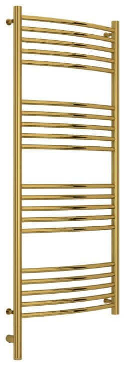 Электрический полотенцесушитель Богема 3.0 выгнутая 1200х500 МЭМ левый (золото) Сунержа арт. 03-5802-1250