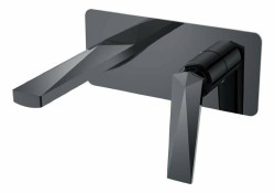 Boheme Смеситель для раковины антрацит глянец Venturo арт. 375-SGM Boheme Смеситель для раковины антрацит глянец Venturo арт. 375-SGM