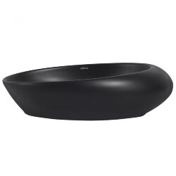 Abber Раковина накладная 490x310мм Bequem, черный арт. AC2107MB