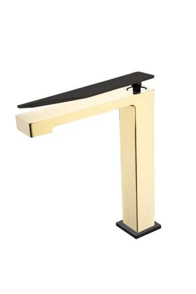 Boheme смеситель для раковины gold-black, Q арт. 142-GB.2