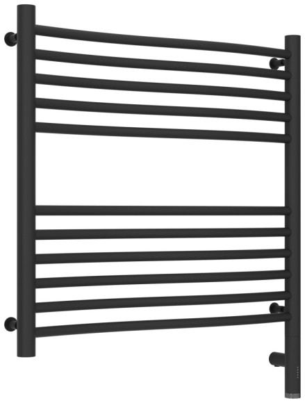 Электрический полотенцесушитель Флюид 3.0 600х600 МЭМ правый (тёмный титан муар) Сунержа арт. 15-5821-6060