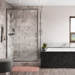 WasserKRAFT Душевой уголок 1300х800х2000 main 41s32  цвет: хром