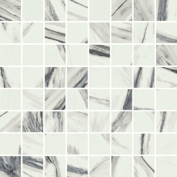 Italon Мозаика Statuario Fantastico Mosaico Lux 29.2x29.2, под мрамор Charme deluxe - 610110000633