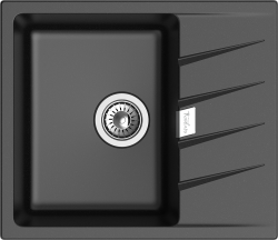 Мойка для кухни 580x500 Raum Rivelato, черная арт. RM-58 nero Мойка для кухни 580x500 Raum Rivelato, черная арт. RM-58 nero
