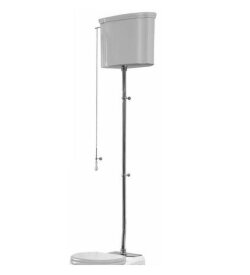 Scarabeo Бачок на высокой трубе с механизмом смыва, цвет белый, фурнитура хром, Castellana арт. 5364CR