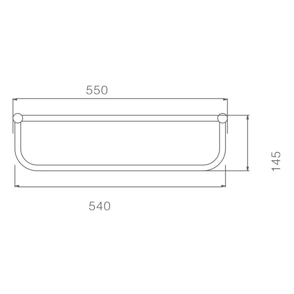 Полка для полотенец, Haiba, черный арт. HB8424-7 Полка для полотенец, Haiba, черный арт. HB8424-7