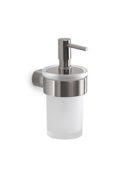 Gedy Настенный стеклянный дозатор с пластиковой помпой Pirenei, хром арт. PI81(38)