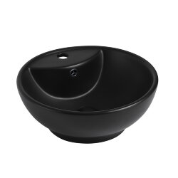 Abber Раковина накладная 460x460мм Bequem, черный арт. AC2101MB