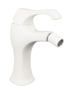 Emmevi однорычажный смеситель для биде с донным клапаном, Ares, белый арт. 76004/BIO Emmevi однорычажный смеситель для биде с донным клапаном, Ares, белый арт. 76004/BIO