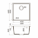 Omoikiri Кухонная мойка Bosen 44-U-BL, черный арт. 4993595