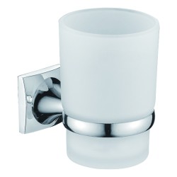 Держатель стакана матовое стекло, Haiba, хром арт. HB8506 Держатель стакана матовое стекло, Haiba, хром арт. HB8506