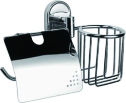 Держатель для туалетной бумаги с подставкой, Haiba, хром арт. HB1903-1 Держатель для туалетной бумаги с подставкой, Haiba, хром арт. HB1903-1