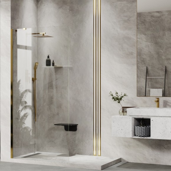 WasserKRAFT Душевая перегородка aisch 55w39 200x90