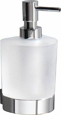 Gedy Настенный стеклянный дозатор с металлической помпой Kent, хром арт. 5581(13)