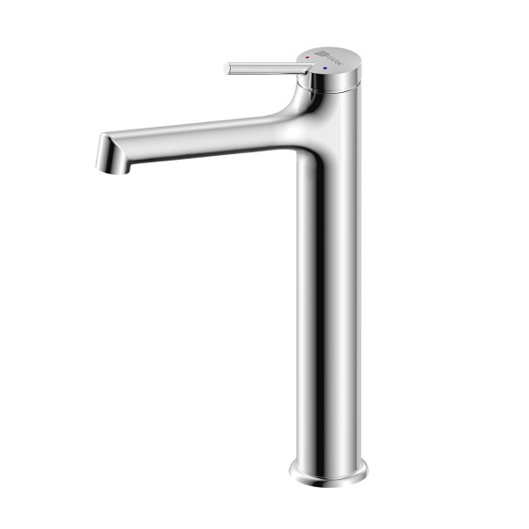 Смеситель для раковины высокий, монолитный, Lemark Minima, хром арт. LM3809C
