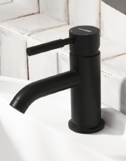 WasserKRAFT Смеситель для раковины gollach цвет: черный матовый, арт. 3305