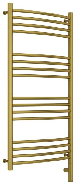 Электрический полотенцесушитель Богема 3.0 выгнутая 1000х500 МЭМ правый (состаренная латунь) Сунержа арт. 051-5803-1050