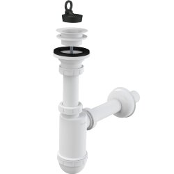 Alcaplast Сифон для раковины, белый арт. A421