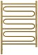 Электрический полотенцесушитель Элегия 3.0 800х600 МЭМ левый (матовое золото) Сунержа арт. 032-5818-8060