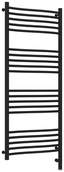 Электрический полотенцесушитель Флюид 3.0 1200х500 МЭМ правый (матовый чёрный) Сунержа арт. 31-5821-1250