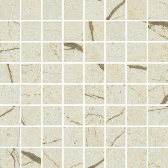 Italon Мозаика Cream River Mosaico Lux 29.2x29.2, под мрамор Charme deluxe - 610110000634
