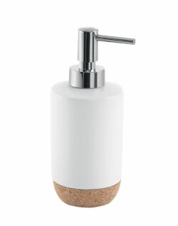 Gedy Настольный керамический дозатор с пластиковой помпой Ilary, хром арт. IL80(02)