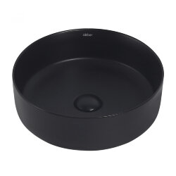 Abber Раковина накладная 360x360мм Bequem, черный арт. AC2108MB