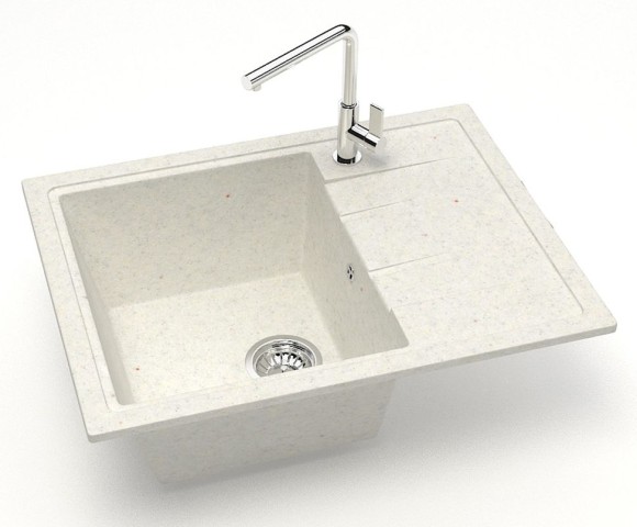 Azario Кухонная мойка Vision 750x505x218 искусственный мрамор, хлопок Vision арт. CS00079703 Azario Кухонная мойка Vision 750x505x218 искусственный мрамор, хлопок Vision арт. CS00079703