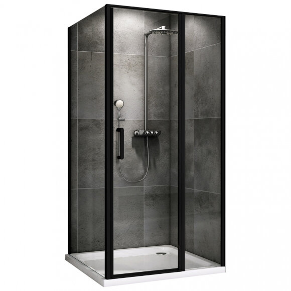 Abber Душевой уголок 1200x750мм Sonnenstrand, черный арт. AG04120BS-S75B