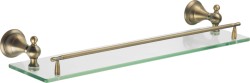 Azario Полка стеклянная 52 см, бронза, Elvia арт. AZ-91103Q Azario Полка стеклянная 52 см, бронза, Elvia арт. AZ-91103Q
