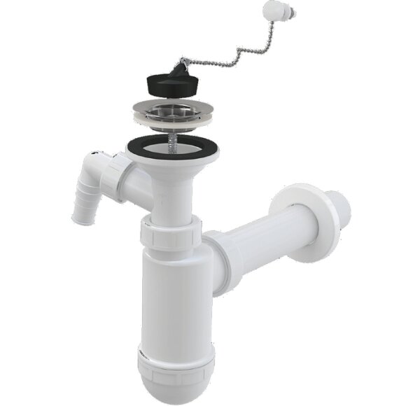 Alcaplast Сифон для раковины, белый арт. A41PR