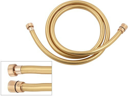 Remer Шланг для душа 120 см. 332CNDO120, цвет: золотой
