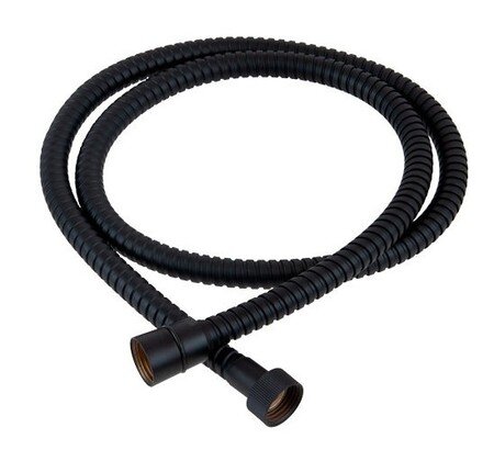 Remer Душевой шланг 120 см 333CN120NO, цвет: черный