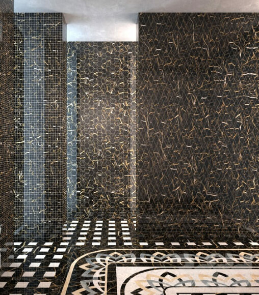 Керамогранит Floor Project Розон Анголо Люкс 59x59 Charme extra, Italon орнамент - 620120000065