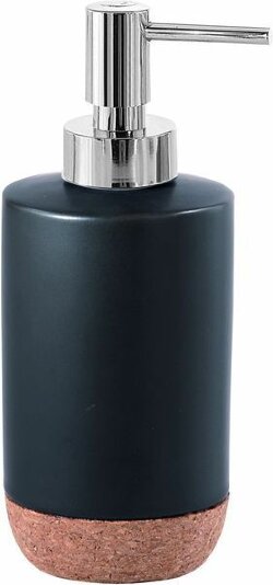 Gedy Настольный керамический дозатор с пластиковой помпой Ilary, черный арт. IL80(14)