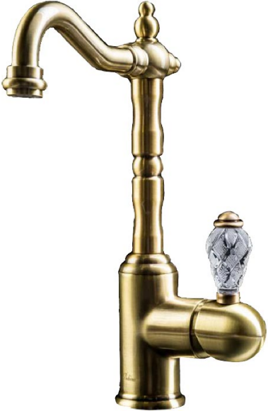 Boheme Смеситель для раковины бронза Crystal арт. 302-CRST