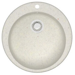 Azario Кухонная мойка Vital 507x507x200 искусственный мрамор, хлопок Vital арт. CS00079704