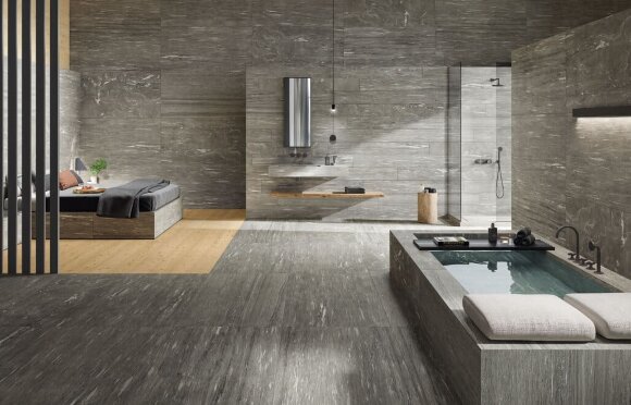 Italon Декор Grigio Brick 3D Cerato 28х78, {под бетон, цемент, камень,под мозаику} Skyfall - 620110000105