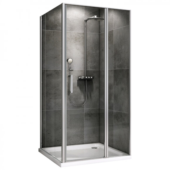 Abber Душевой уголок 1100x900мм Sonnenstrand, хром арт. AG04110S-S90