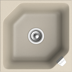 Мойка для кухни 500x500 Locus Rivelato, бежевая арт. LS-50 beige scuro Мойка для кухни 500x500 Locus Rivelato, бежевая арт. LS-50 beige scuro