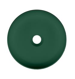 Scarabeo Раковина накладная, без перелива, без отверстий, цвет зеленый матовый, Glam арт. 1808 55