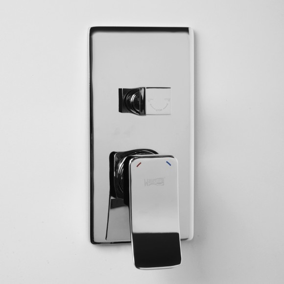 WasserKRAFT Смеситель для ванны и душа aller 10641 цвет: хром