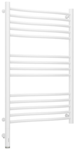 Электрический полотенцесушитель Флюид 3.0 800х500 МЭМ левый (матовый белый) Сунержа арт. 30-5820-8050