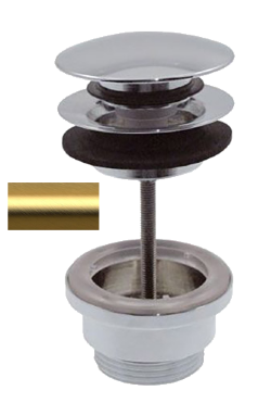 Remer Автоматический универсальный донный клапан  905CCR114BG цвет: золото