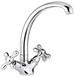 Emmevi смеситель для кухни, Deco Classic, золото арт. 12717/OR Emmevi смеситель для кухни, Deco Classic, золото арт. 12717/OR