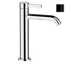 Remer Смеситель для раковины Metrica MC12ACFP однорычажный без донного клапана, черный глянец Remer Смеситель для раковины Metrica MC12ACFP однорычажный без донного клапана, черный глянец