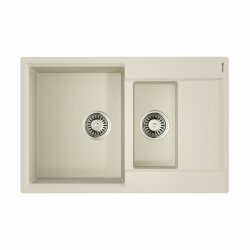 Omoikiri Кухонная мойка Daisen 78-2-PA, белый арт. 4993330